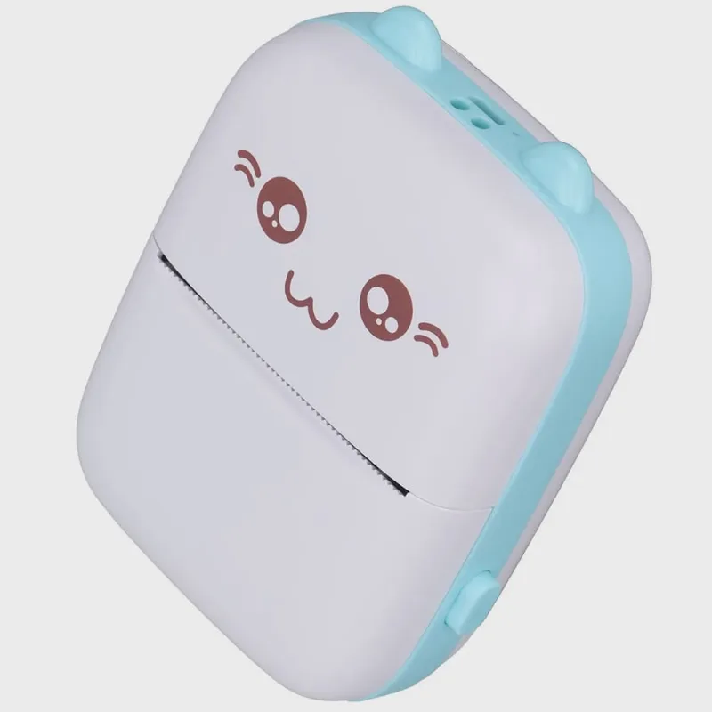 Mini Impressora Termica Sem Tinta Bluetooth Usb Recarregavel Portatil Imprime Notas Lista Fotos Nome App Celular
