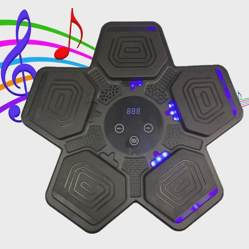 Maquina De Boxe Boxing Intelignte Bluetooth 5 Modos Velocidades Interativo Atividade Exercicio Fisico Treino Reflexo Agilidade Musica Celular Anti Reflexo