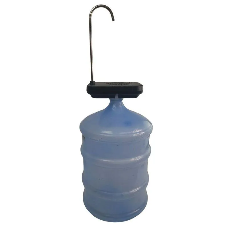 Bomba Eletrica Agua Bebedouro Usb Galão Garrafão Bateria Recarregavel Automatico Com Suporte