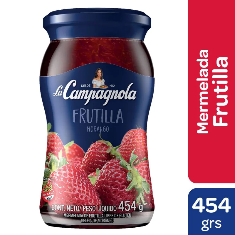 Mermelada La Campagnola Frutilla 454 Gr