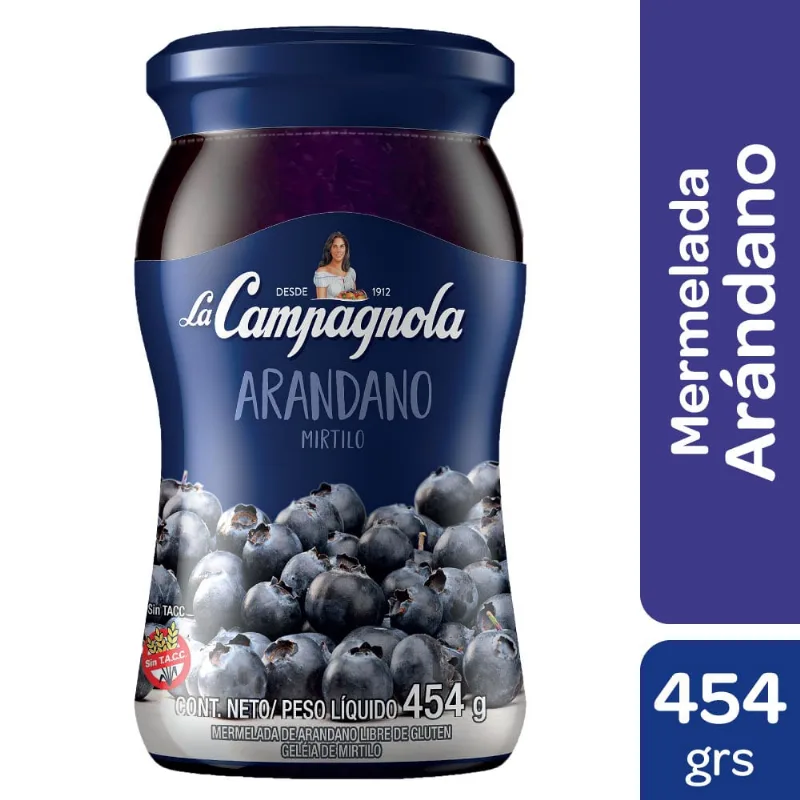 Mermelada La Campagnola Arándanos 454 Gr