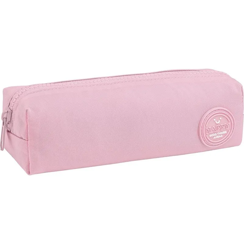 Estojo Médio Happy Tilibra - Rosa