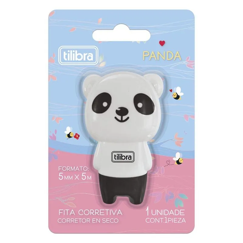 Corretivo em Fita 5mm x 5m Tilibra - Panda