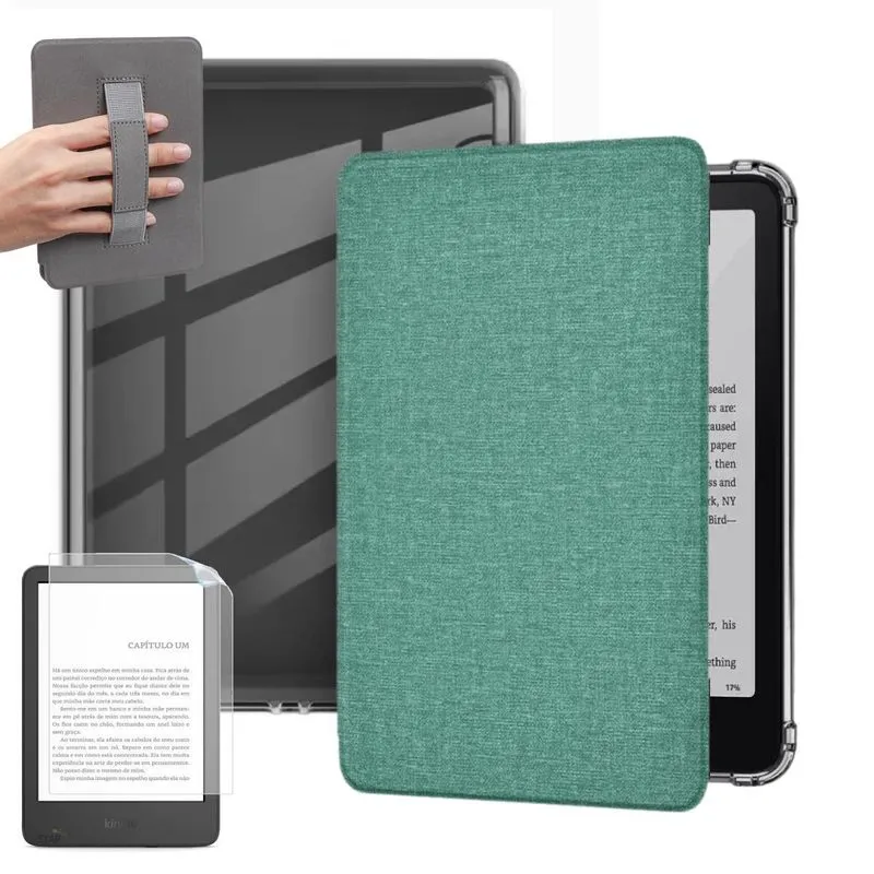 Capa Acrílico Alça Para Kindle Paperwhite Sa569p + Película