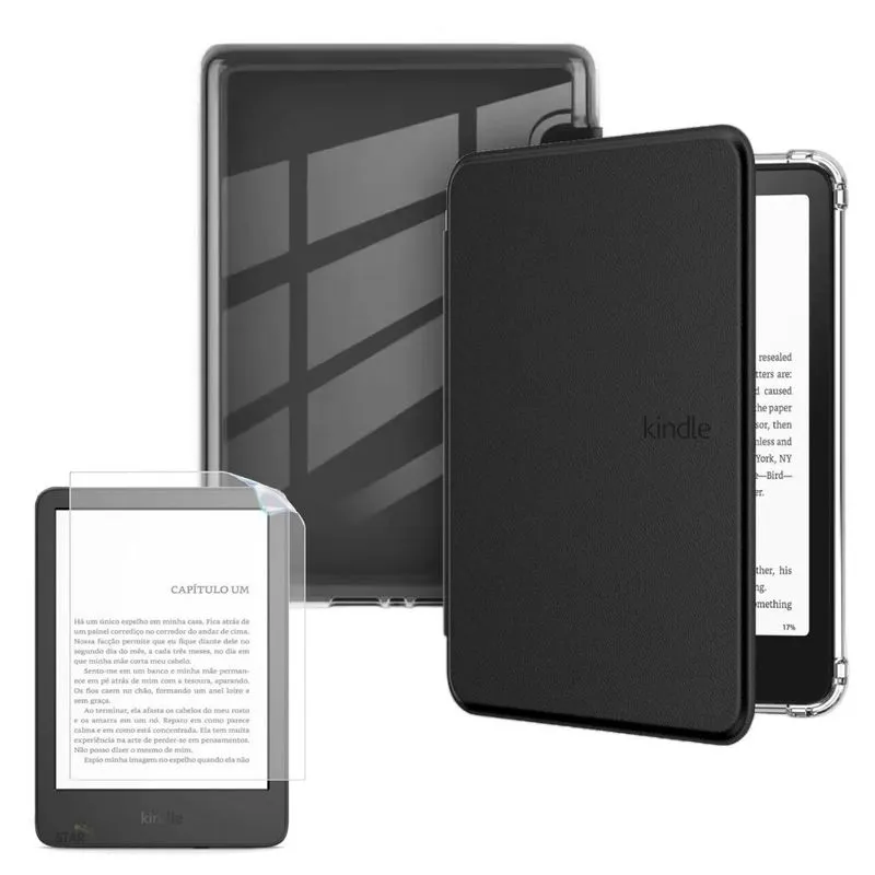 Capa Acrílico Para Kindle Básico 10 Geração J9g29r+ Película