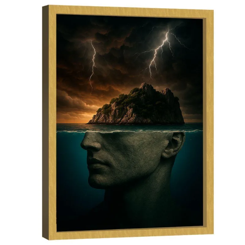 Quadro Decorativo Tempestade De Ideias