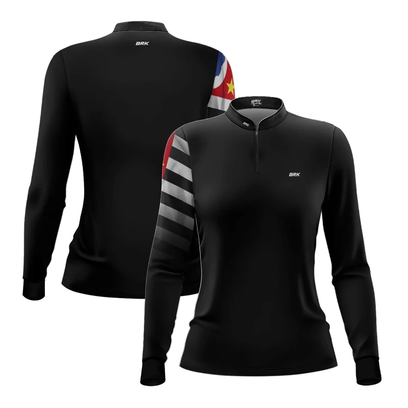 Camisa Feminina Brk São Paulo com Proteção U50 G1