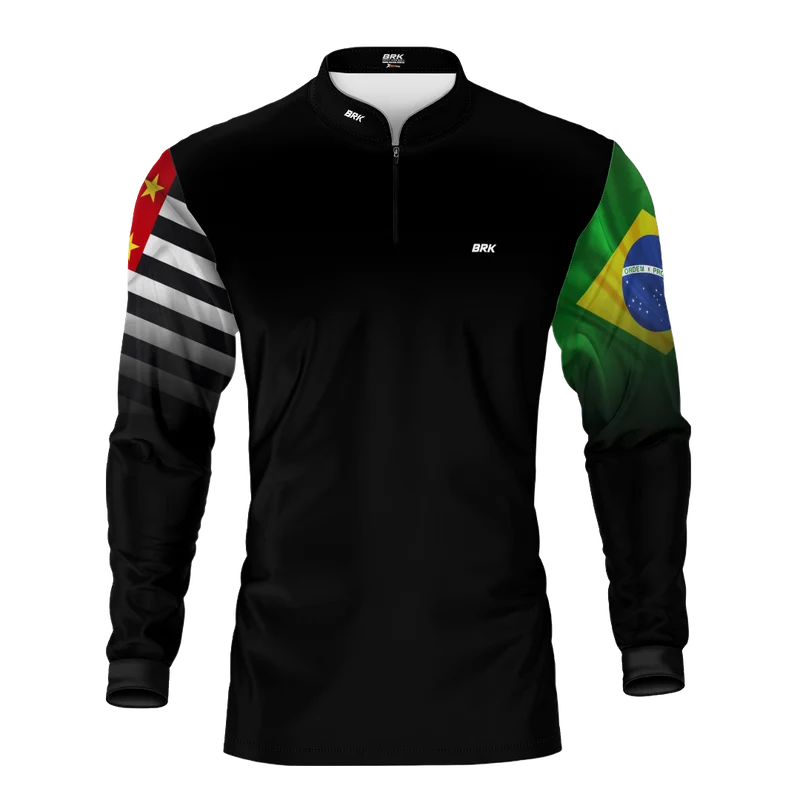 Camisa Agro Brk São Paulo Brasil com Proteção Solar UV50+ PP