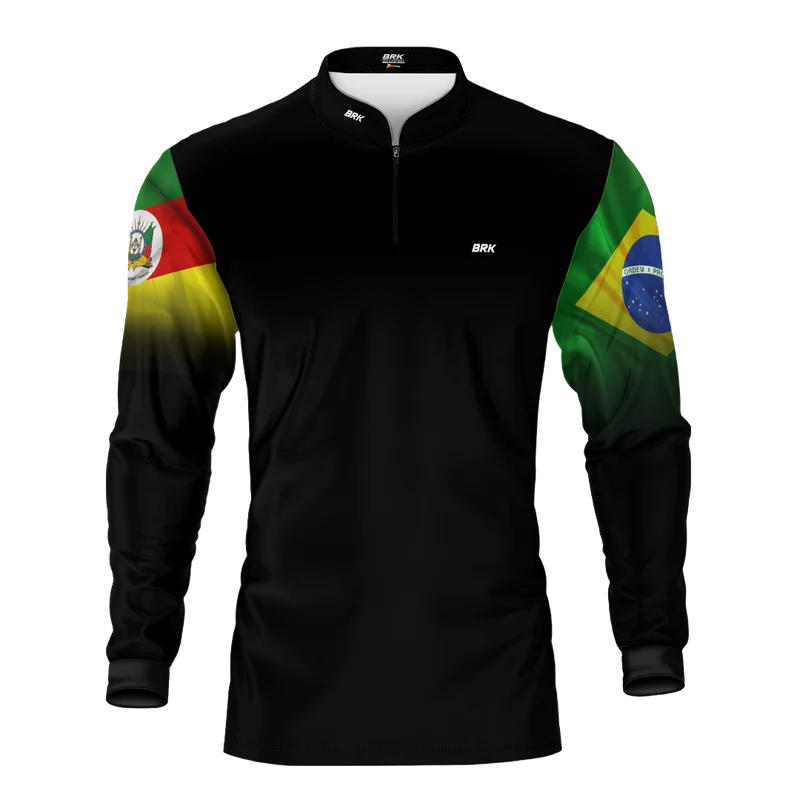 Camisa Agro Brk Brasil Rio Grande Do Sul com Proteção Solar UV50+ G