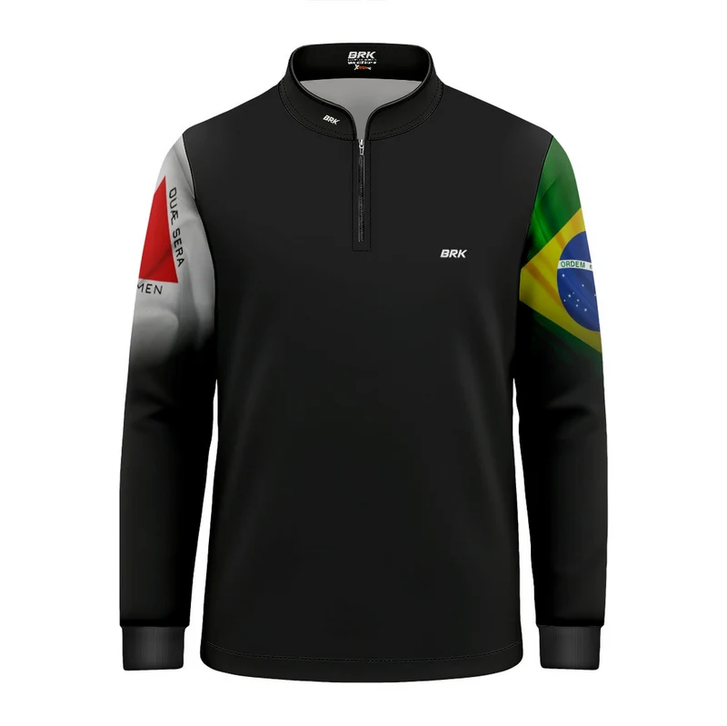 Camisa Infantil Brk Minas Gerais Brasil com Proteção Solar UV50+ 2 a 3 Anos
