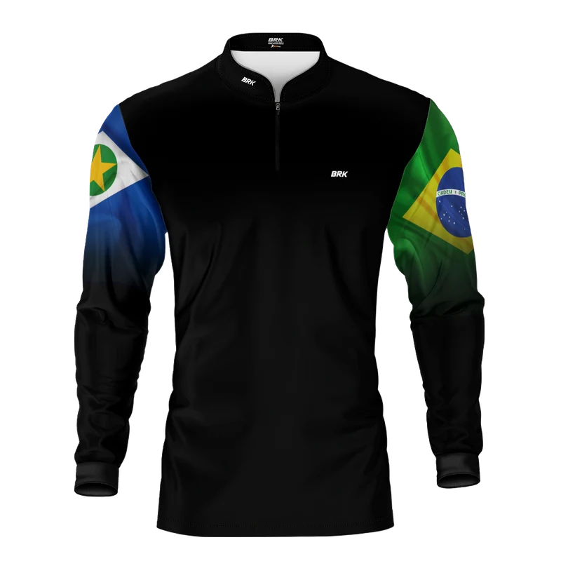 Camisa Agro Brk Mato Grosso Brasil com Proteção Solar UV50+ G