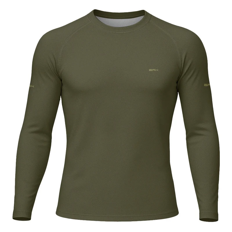 Camisa Segunda Pele Brk Clean Verde Militar Escuro com Proteção UV50 G2