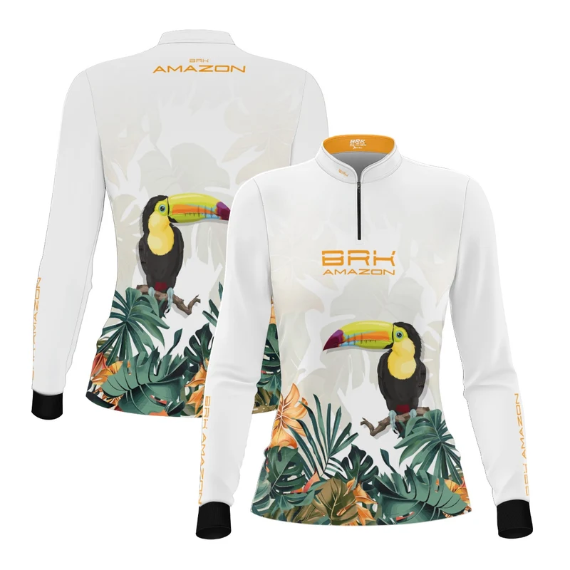 Camisa Agro Feminina Brk Amazon Tucano com Proteção UV50 G2