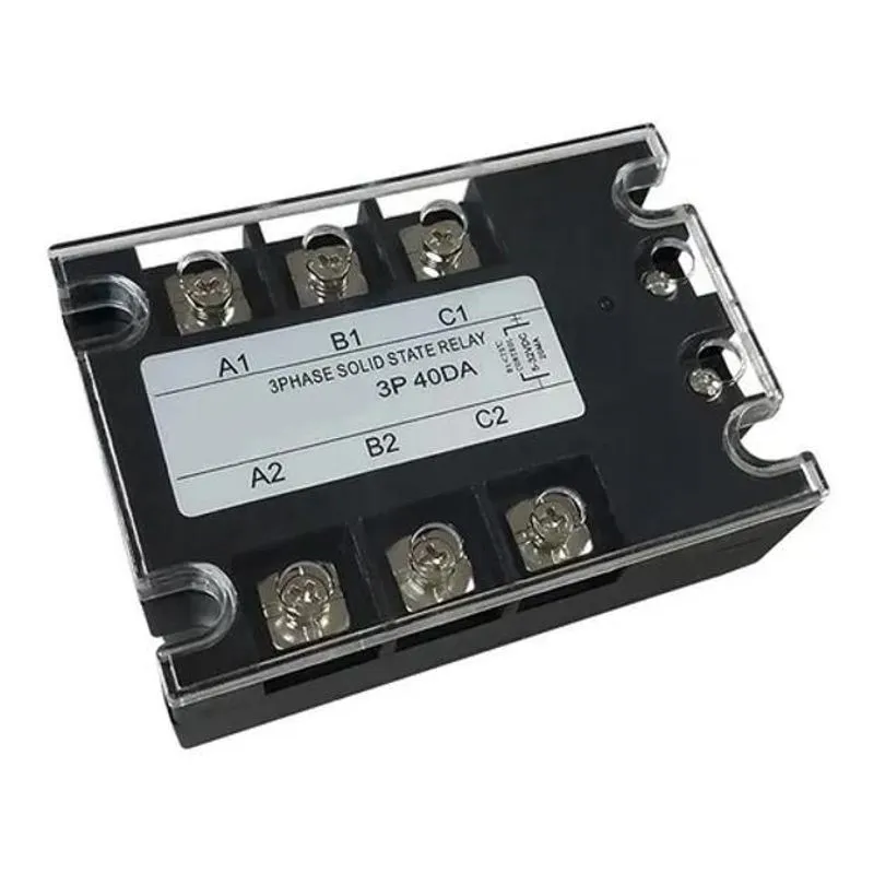 Relé De Estado Sólido Trifásico Ssr-100 100a / 480v 5-32vdc