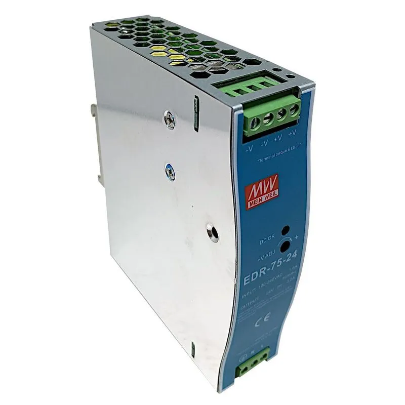 Fonte Chaveada Mean Well Edr 75-24 75w 24vdc