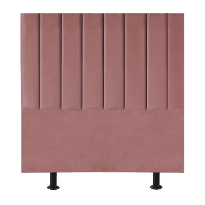 Cabeceira Estofada Cama Box Solteiro 90 Cm Karla Suede