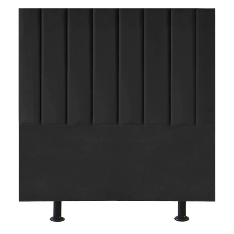 Cabeceira Estofada Cama Box Solteiro 90 Cm Karla Suede