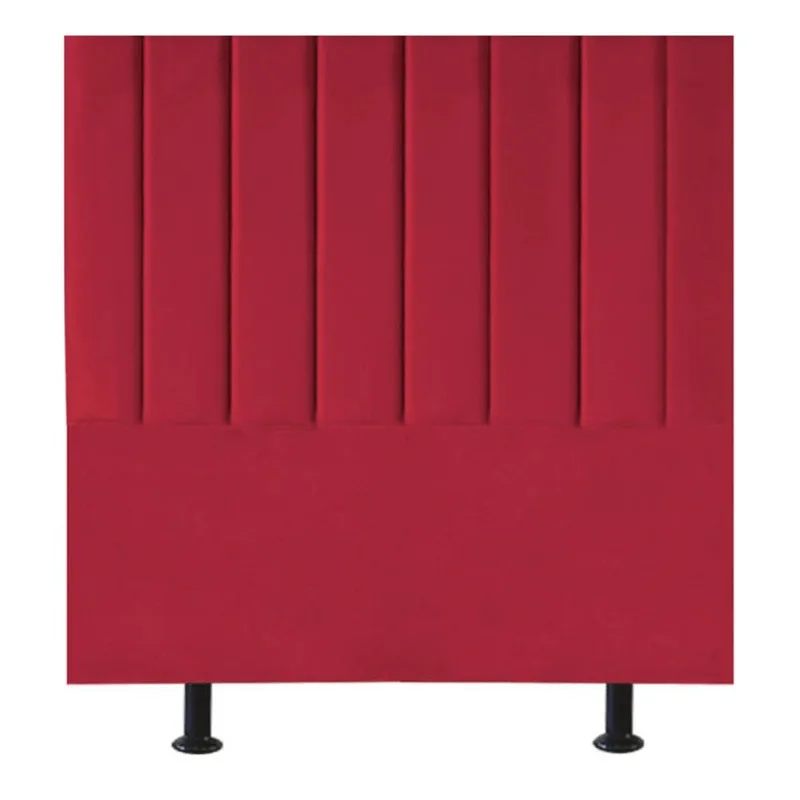 Cabeceira Estofada Cama Box Solteiro 90 Cm Karla Suede