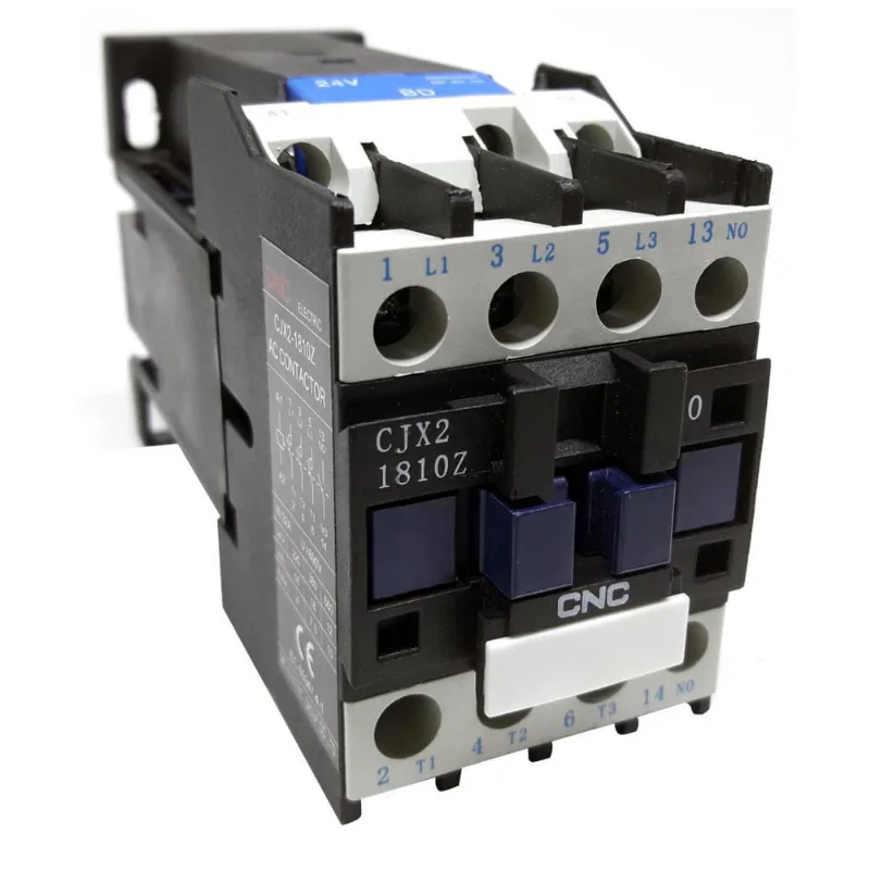 Contator CJX2-1810Z 24VCC na/no cnc - 3 Polos - 1 Auxiliar