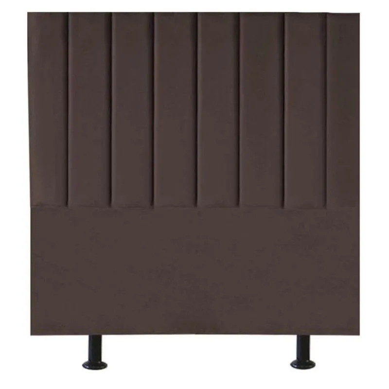 Cabeceira De Cama Solteiro Box 90 Cm Karla Corino Cor:marrom