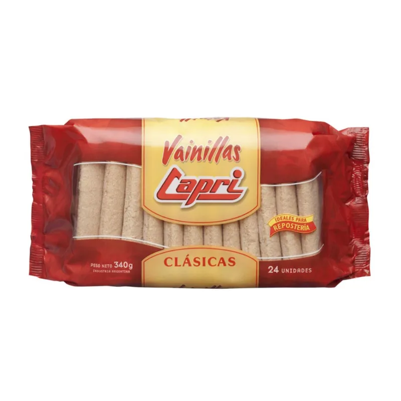 Vainillas Capri clásicas 340 g.