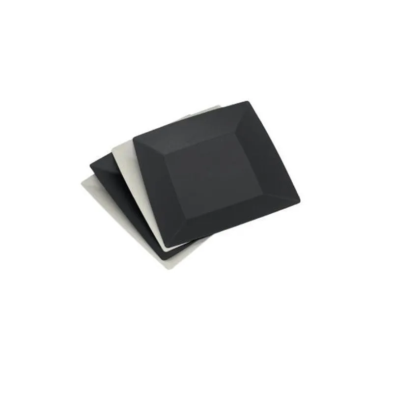Kit Churrasco 30 Prato Refeição Preto E Branco Lanche Porção