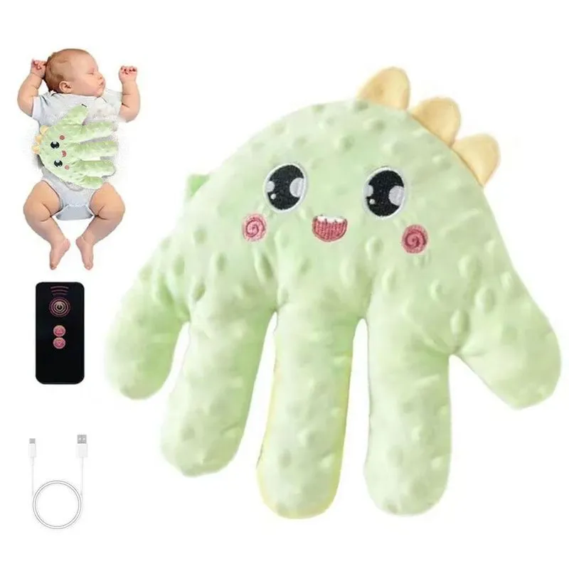 Almofada Mao Maozinha Nana Nenem Bebe Criança Tapinha Naninha Sono Soneca Recarregavel Usb Controle Remoto Aconchego