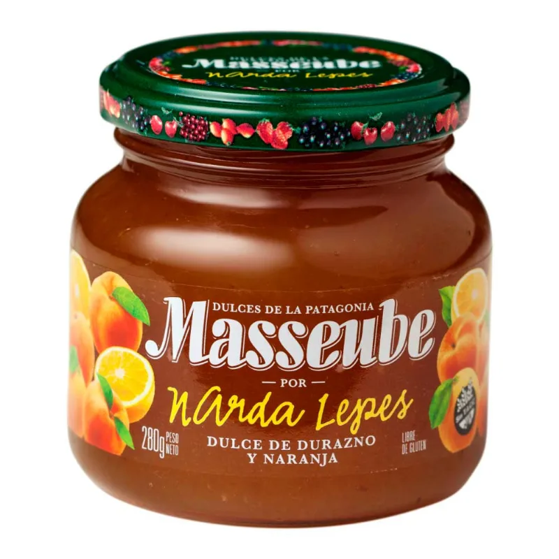 Dulce Masseube Narda Lepes Durazno Y Naranja 280 Gr