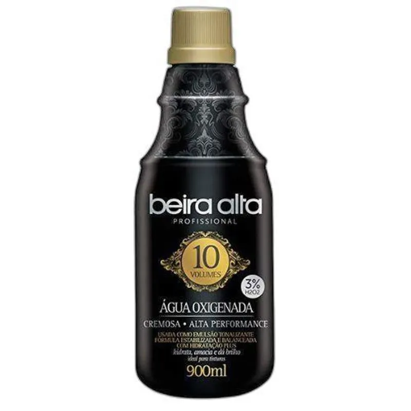Kit 12 Águas Oxigenada Black 10 Volumes 900ml - Beira Alta