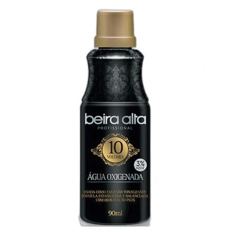 Kit 12 Águas Oxigenada Black 10 Volumes 90ml - Beira Alta