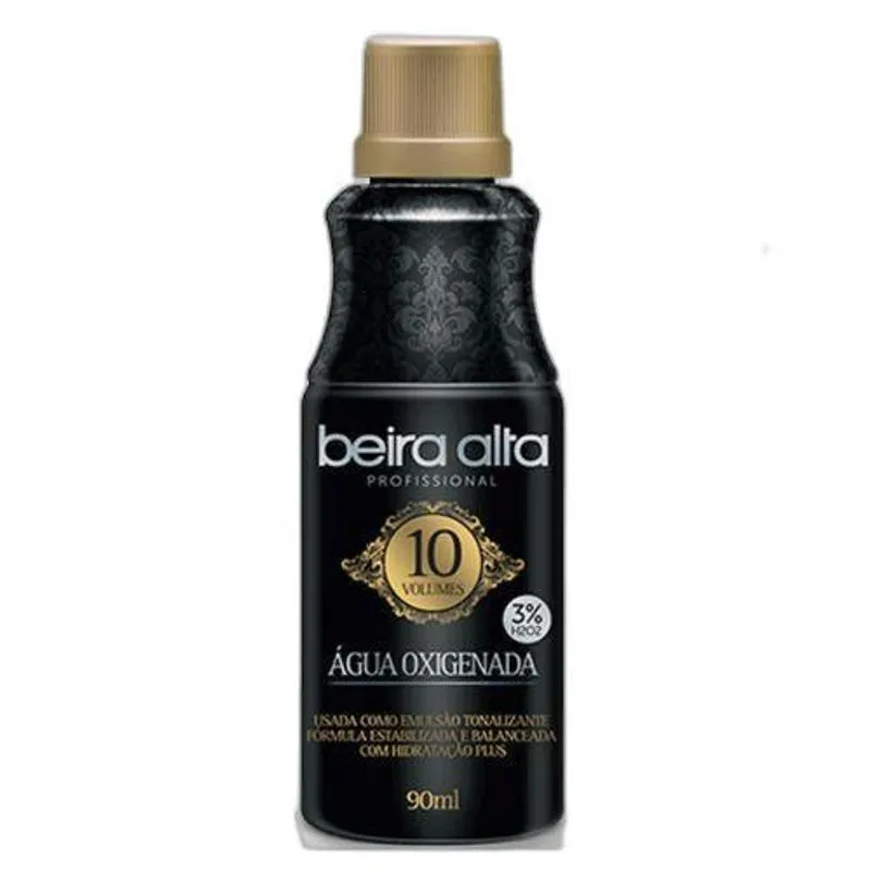 Kit 6 Águas Oxigenada Black 10 Volumes 90ml - Beira Alta