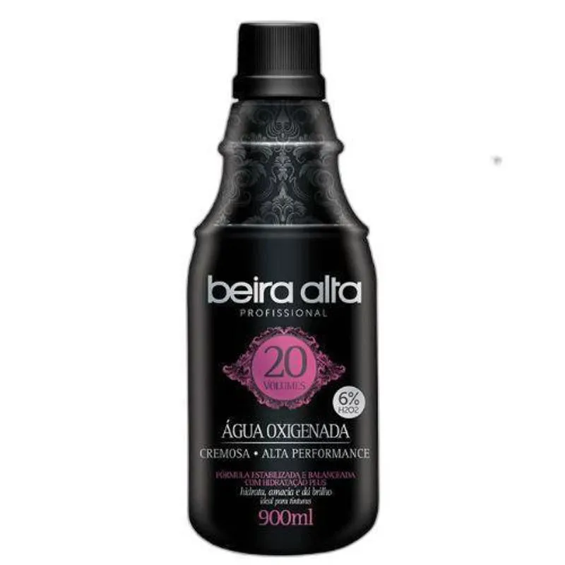Kit 6 Águas Oxigenada Black 20 Volumes 900ml - Beira Alta