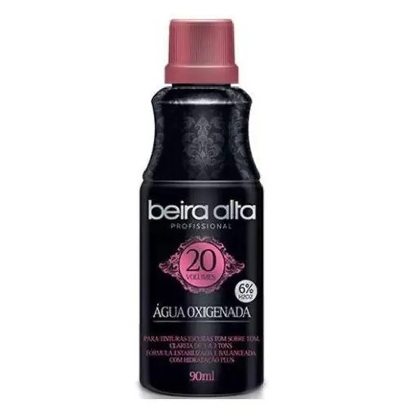 Kit 12 Águas Oxigenada Black 20 Volumes 90ml - Beira Alta