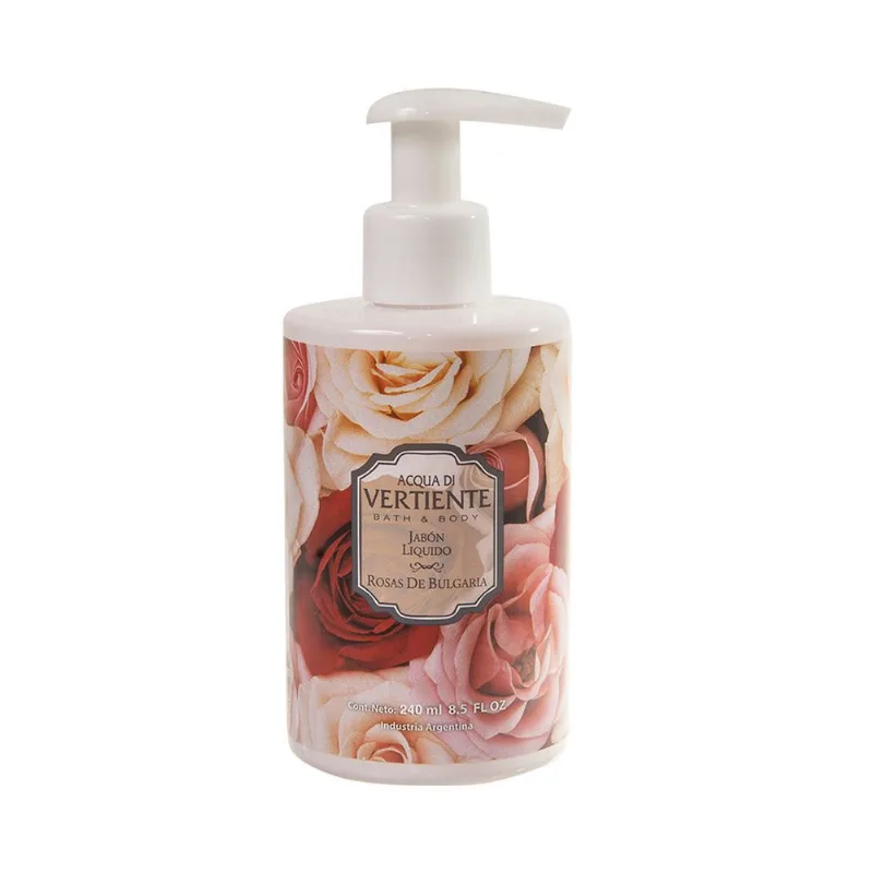 VERTIENTE ROSAS BULGARIA Vertiente Jabon Liquido 240 G Rosas Bulgaria