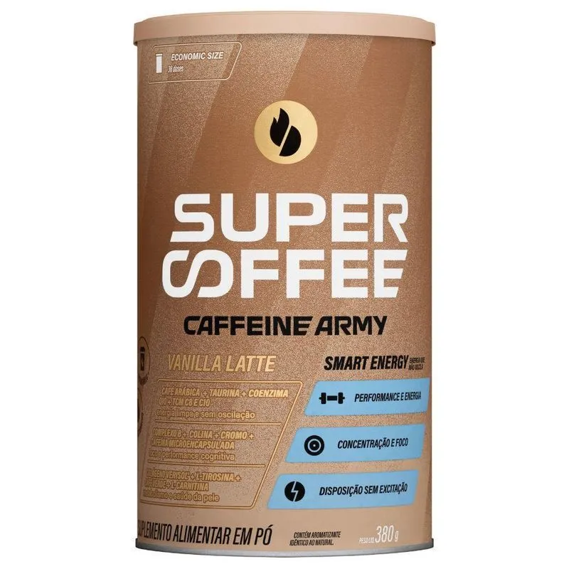 Cappuccino Supercoffee Baunilha 380g - Caffeine Army