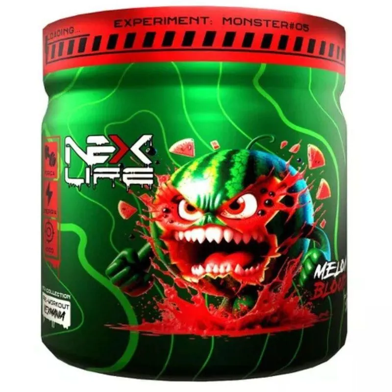 Pre Treino Nexmania 280mg Cafeina Melancia 300g - Nex Life