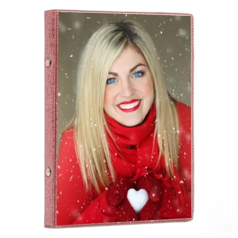 Album De Fotos 15x21/60 Glitter Rosa Princesa Linda C/visor