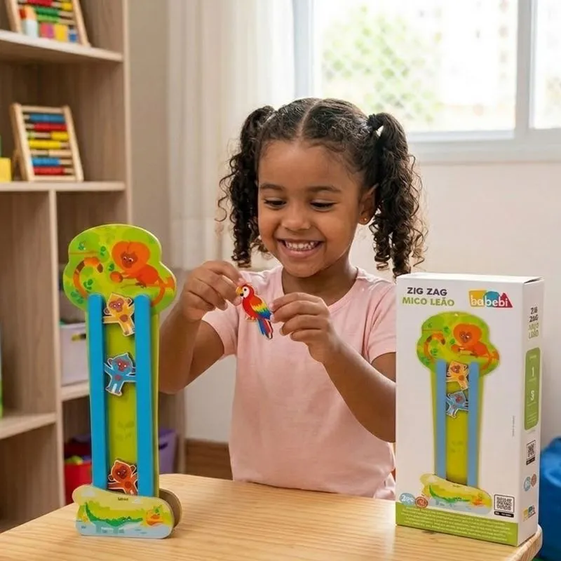 Brinquedo Babebi Zig Zag Mico Leão 7072