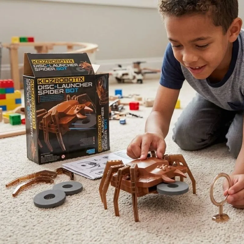 Brinquedo Robótica 4m Robô Spider Lançador