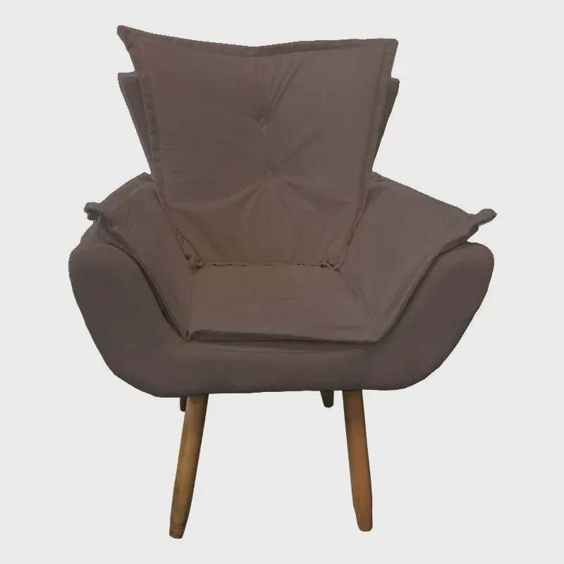 Poltrona Emília Plus Marrom slk Decor