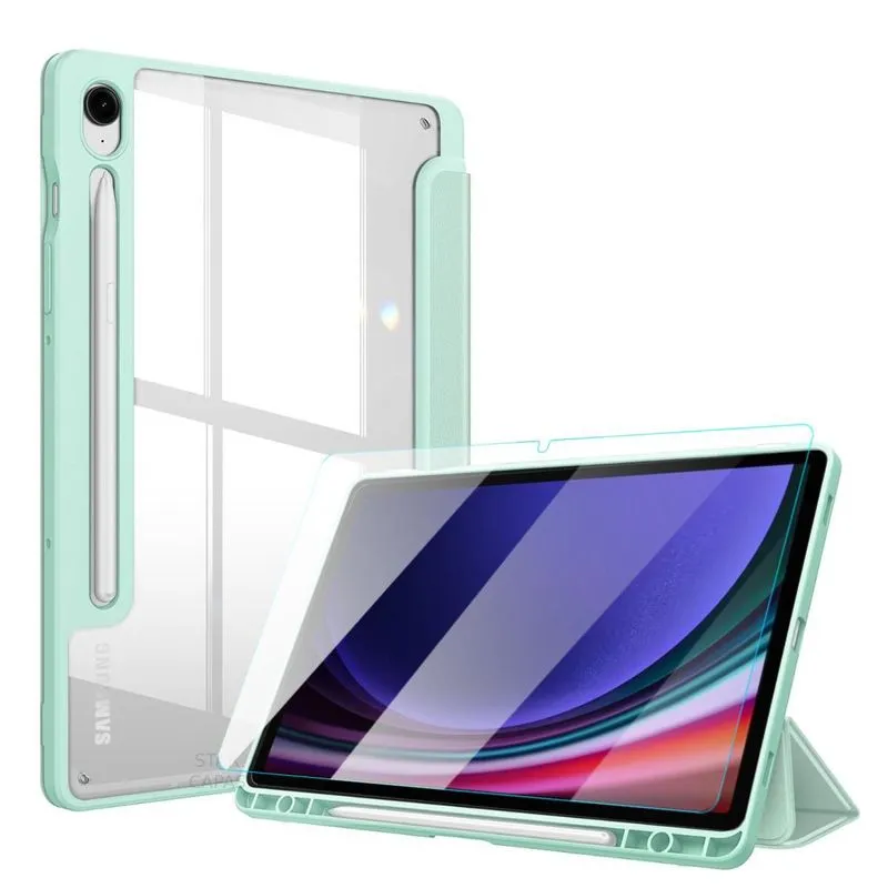 Capa Acrílica Tablet Samsung S9 Fe 10.9 X510 - Verde Claro