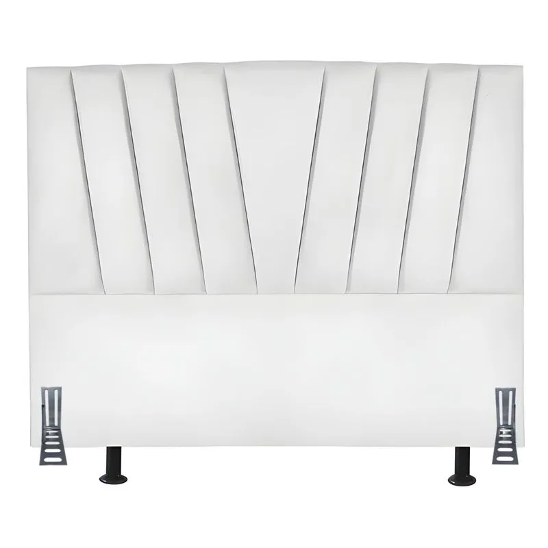 Cabeceira Cama Box Casal 140 Cm Safira Em Suede Com Frame