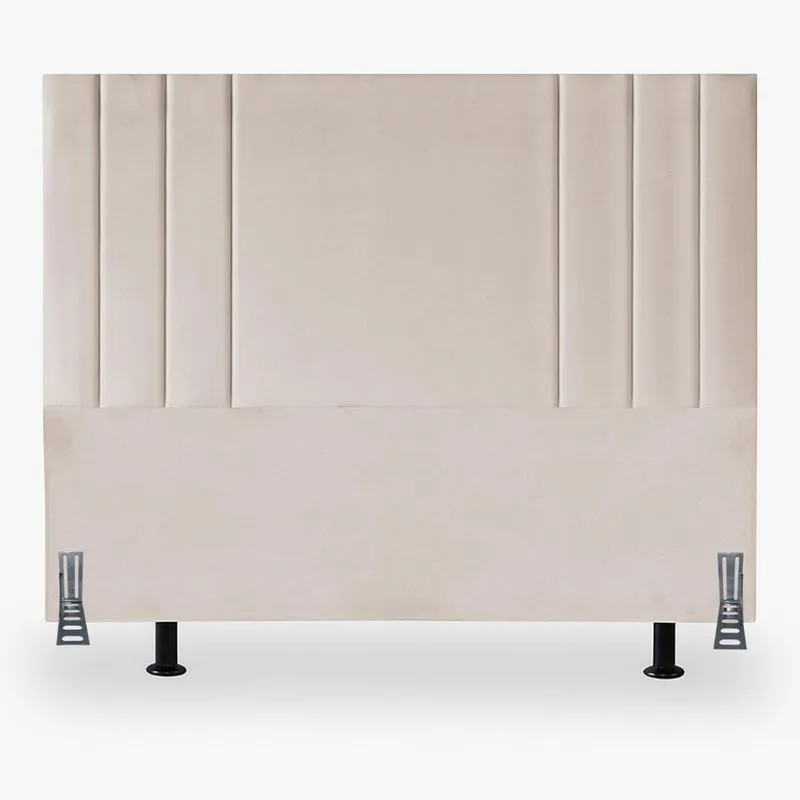 Cabeceira 160 Cm Queen Linho Cama Box Estofada Moderna Frame