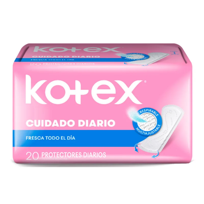 Protector Diario Kotex Cuidado Diario 20 un.