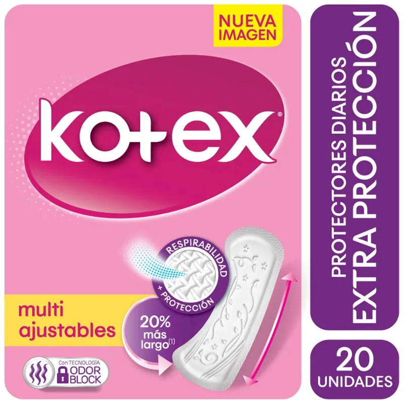 Protectores Diarios Kotex Ph Balanceado 20 U