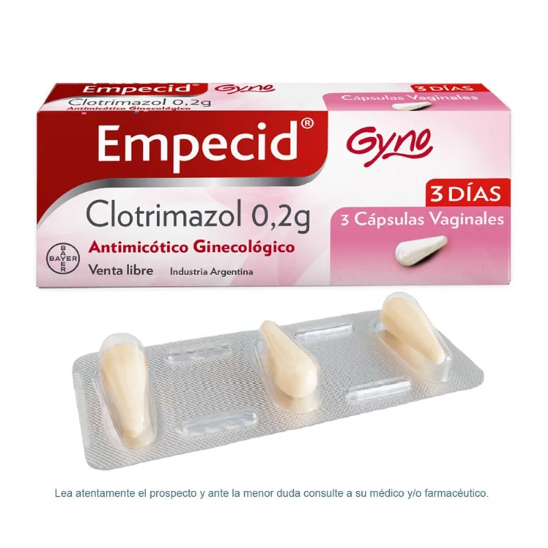 Empecid Gyno Cáps Vaginales x 3 un