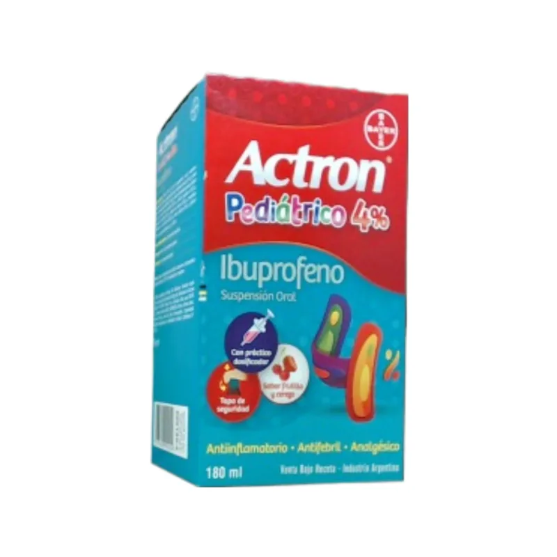 Actron Pediátrico 4 % Suspensión Oral x 180 ml