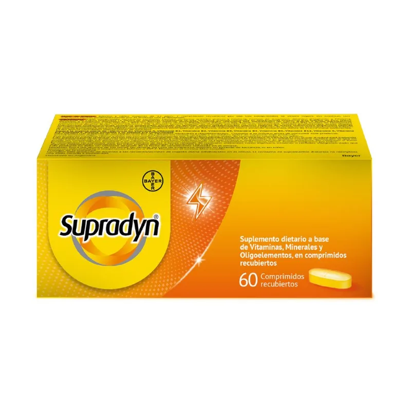 Suplemento Dietario Supradyn Multivitamínico x 60 Comp Recubiertos