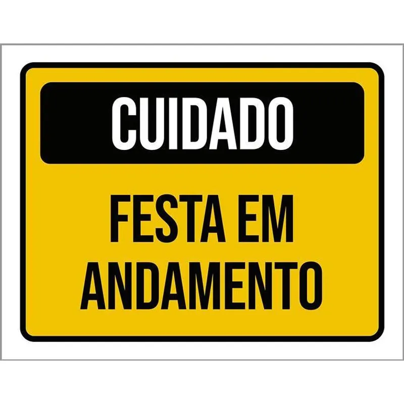 Placa Aniversário Criança Festa Em Andamento 18x23