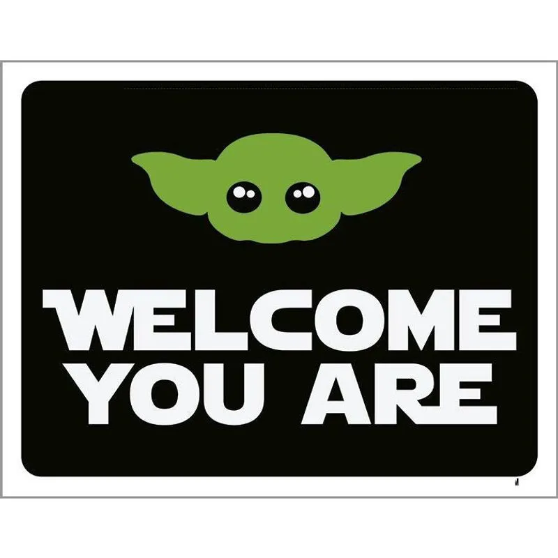 Placa Decorativa - Welcome You Are Bem Vindo 18X23